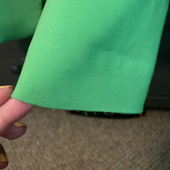 Bobbles & Lace Soft Lime Green Blazer - Picture 5 of 6